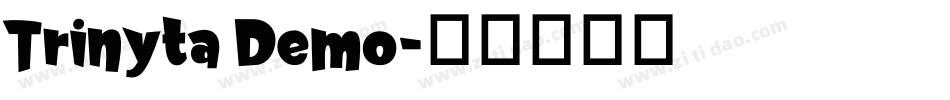 Trinyta Demo字体转换